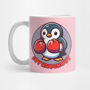 Kickboxing penguin Mug